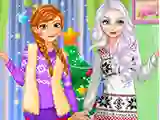 Cluiche Princesses X-Mas Tree Fashion ar líne