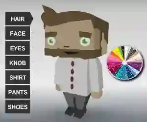 Cluiche Coloring Bloxy Boy ar líne
