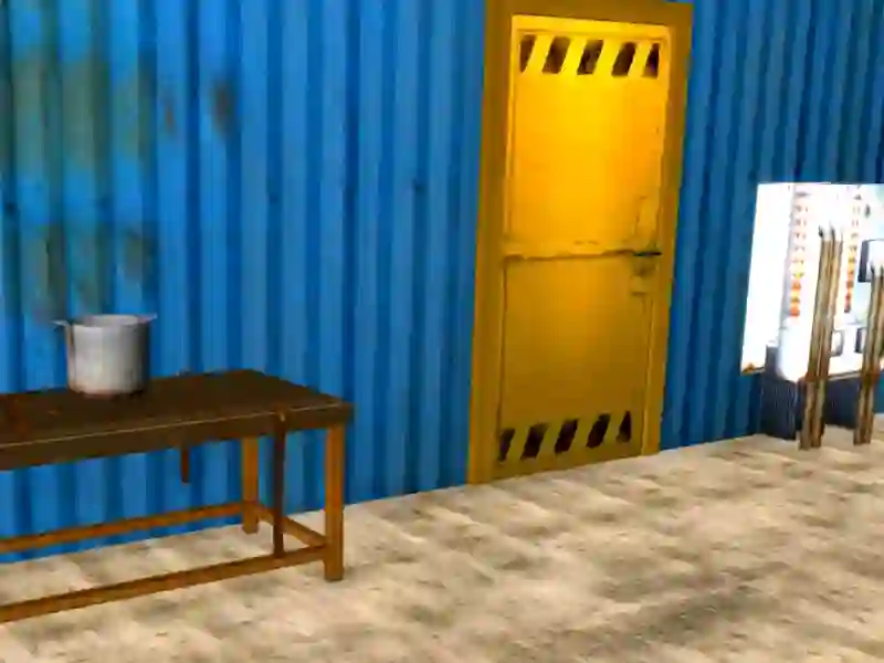 Cluiche Blue Warehouse Escape ar líne