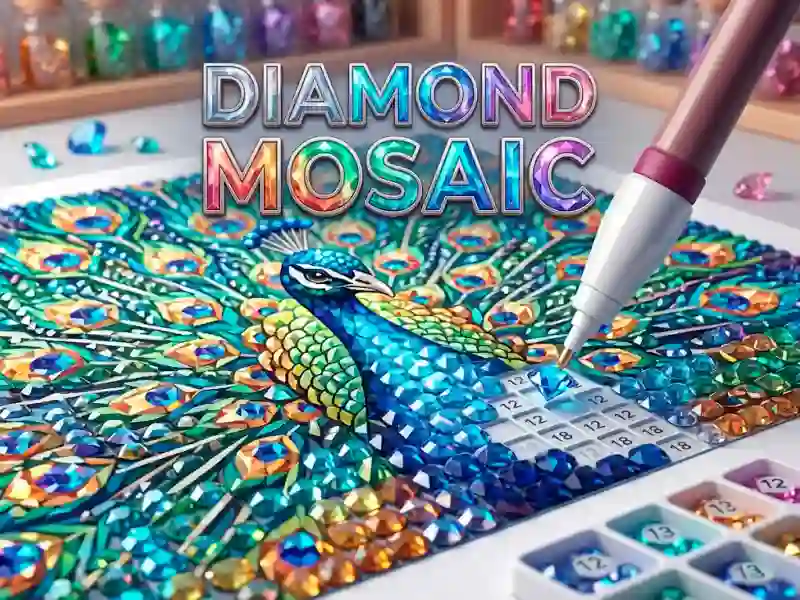 Cluiche Diamond Mosaic ar líne