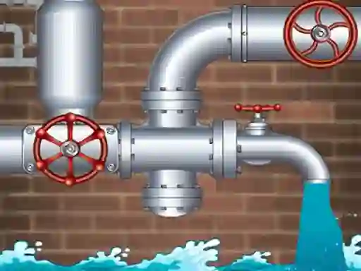 Cluiche Plumber Pipes 2D ar líne