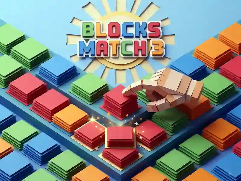 Cluiche Blocks Match 3 ar líne