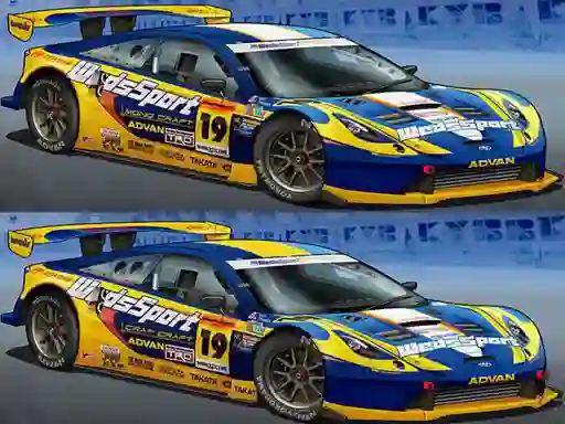 Cluiche Spot Differences: Race Car ar líne