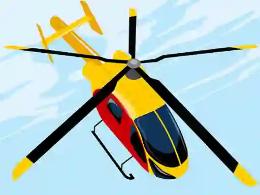Cluiche Dangerous Helicopter Jigsaw ar líne