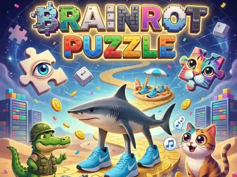 Cluiche Brainrot Puzzle ar líne
