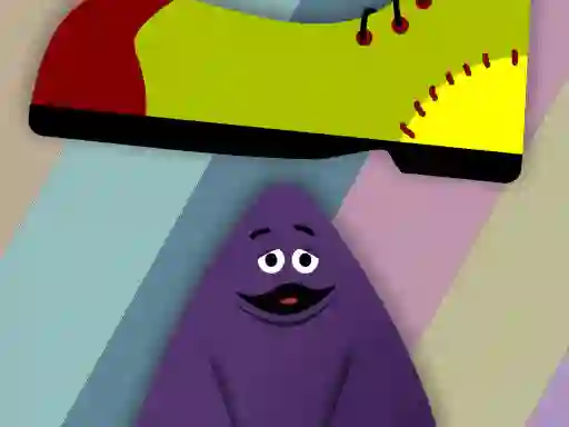 Cluiche Grimace vs giant clown shoes ar líne