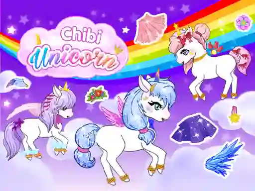 Cluiche Chibi Unicorn ar líne