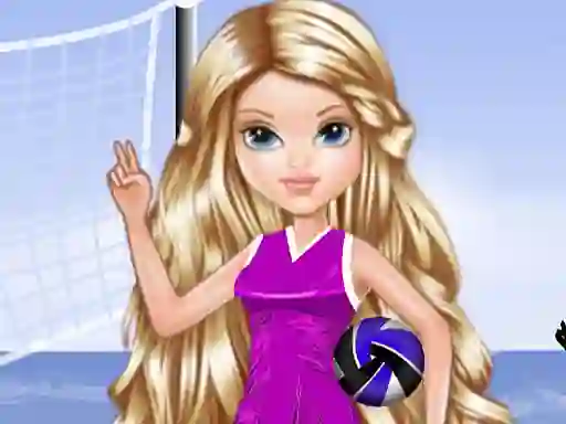 Cluiche Barbie Volleyball Dress ar líne