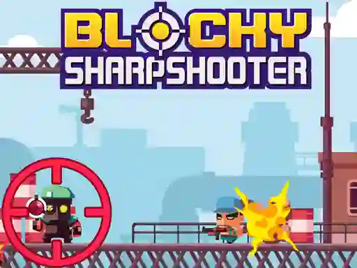 Cluiche Blocky Sharpshooter ar líne