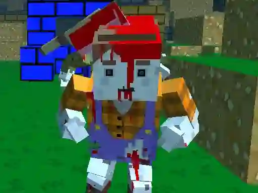 Cluiche Combat 3D Pixel Strike Multiplayer ar líne