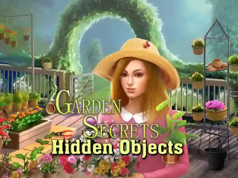 Cluiche Garden Secrets Hidden Objects ar líne