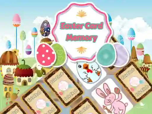 Cluiche Easter Card Memory ar líne