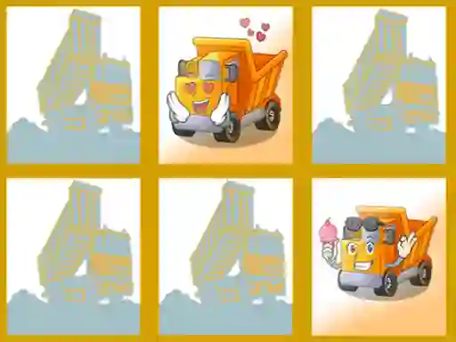 Cluiche Dump trucks memory ar líne