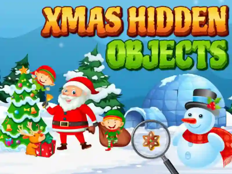 Cluiche Xmas hidden objects ar líne