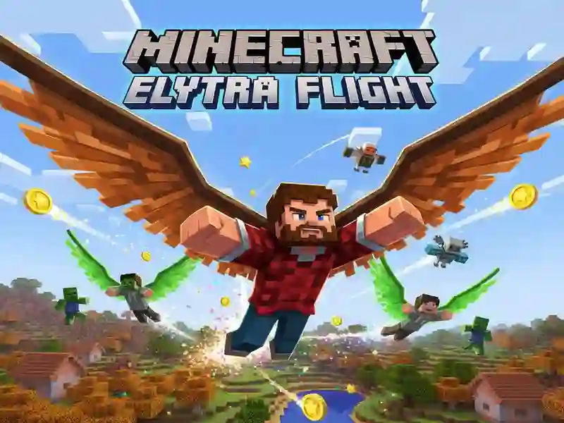 Cluiche Minecraft: Elytra Flight ar líne
