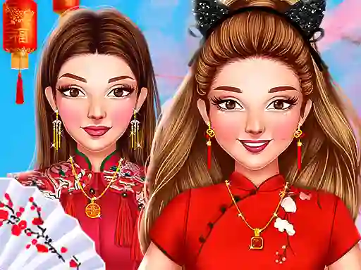 Cluiche Celebrity Chinese New Year Look ar líne