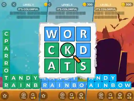 Cluiche Word Stack ar líne