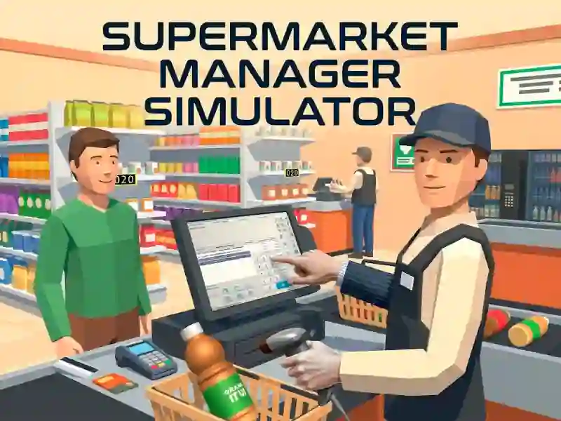 Cluiche Supermarket Manager Simulator ar líne