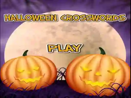 Cluiche Halloween crosswords ar líne