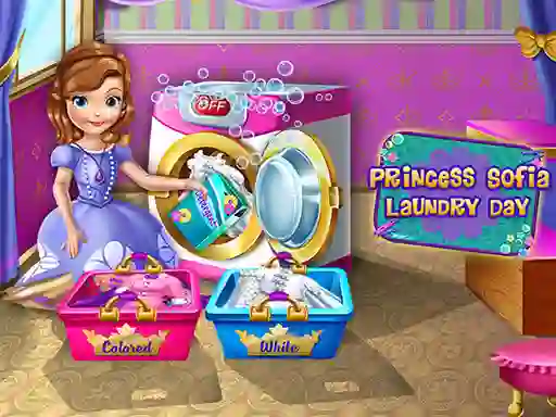 Cluiche Young Princess Laundry Day ar líne