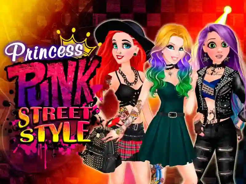Cluiche Princess Punk Street Style ar líne