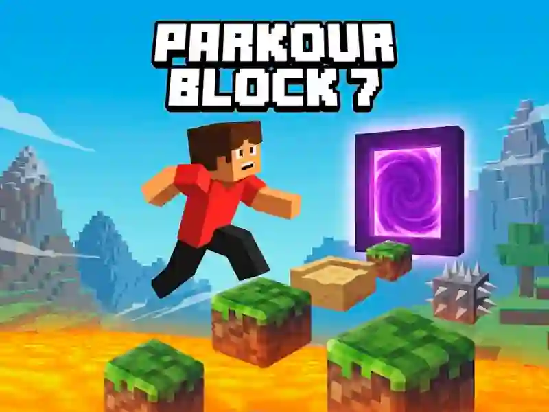 Cluiche Parkour Block 7 ar líne