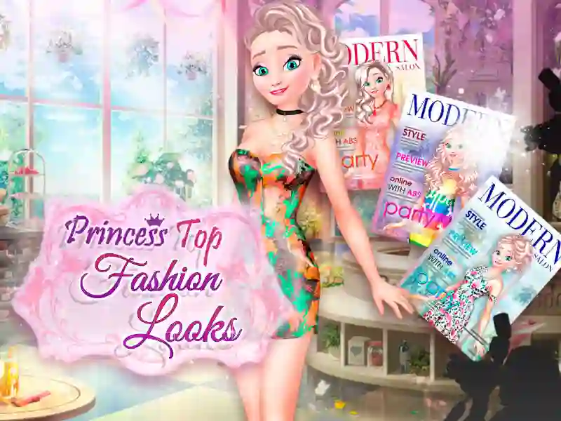 Cluiche Princess Top Fashion Looks ar líne