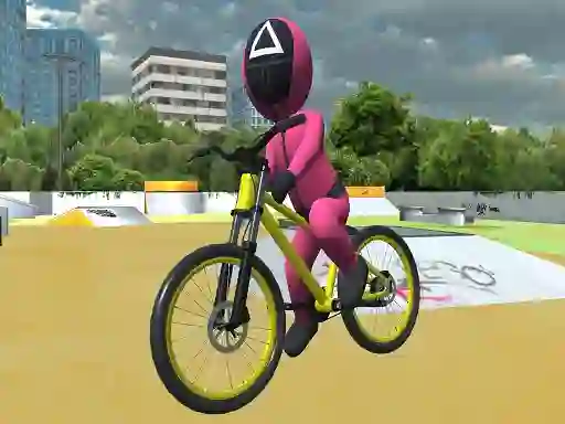 Cluiche Squid Gamer BMX Freestyle ar líne