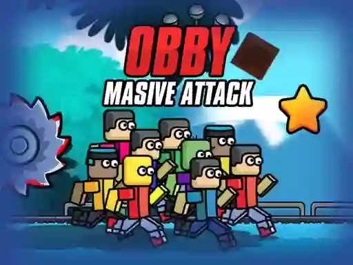 Cluiche Obby Massive Attack ar líne