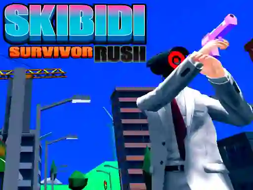 Cluiche Skibidi Survivor Rush ar líne