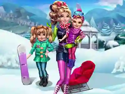 Cluiche Twins Winter Fun! ar líne