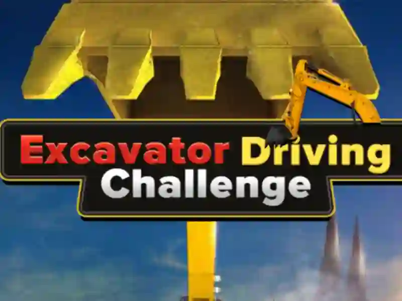 Cluiche Excavator Driving Challenge ar líne