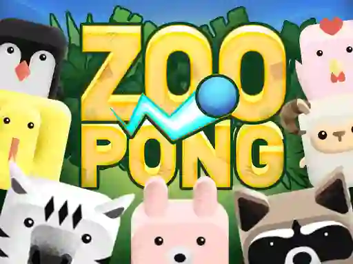 Cluiche Zoo Pong ar líne