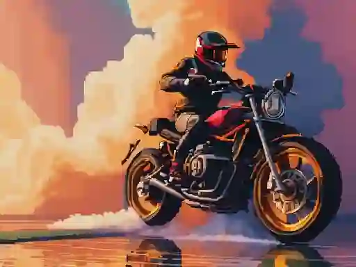 Cluiche 3D Moto Simulator ar líne