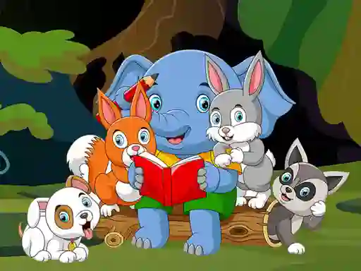 Cluiche Cute Animals Memory ar líne