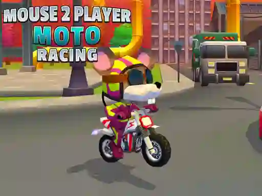 Cluiche Mouse 2 Player Moto Racing ar líne