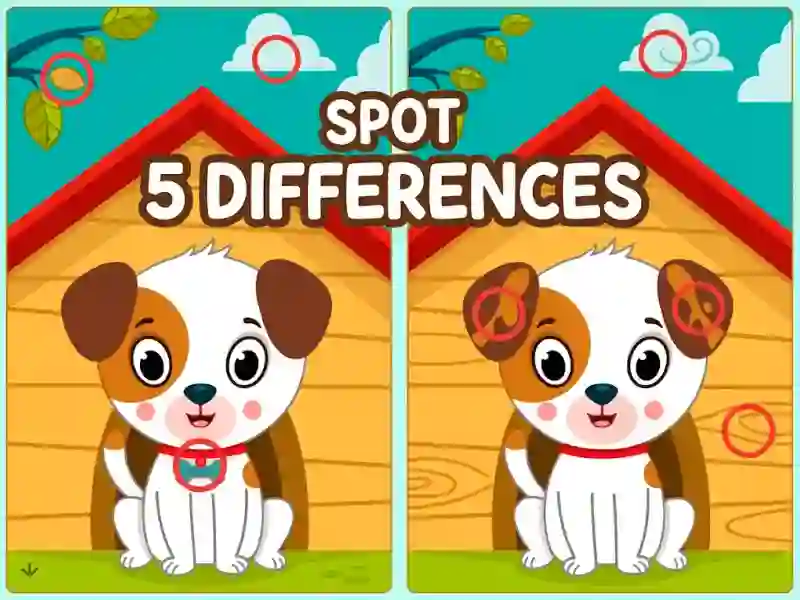 Cluiche Spot 5 Differences ar líne
