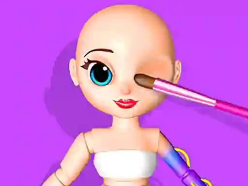 Cluiche ASMR Doll Repair ar líne