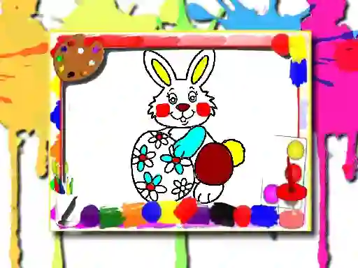 Cluiche Easter Coloring Book ar líne