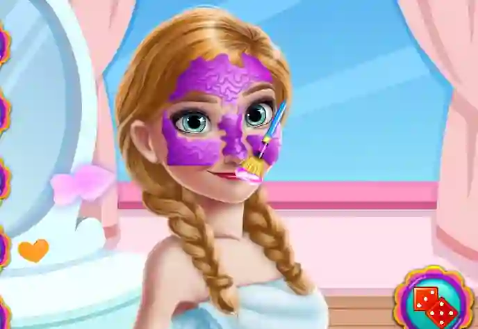 Cluiche Ice Princess Fruity Skin Care ar líne
