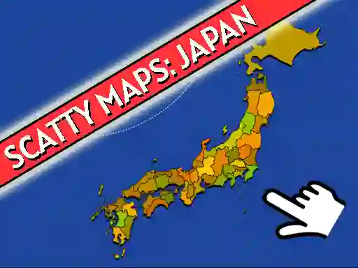 Cluiche Scatty Maps Japan ar líne