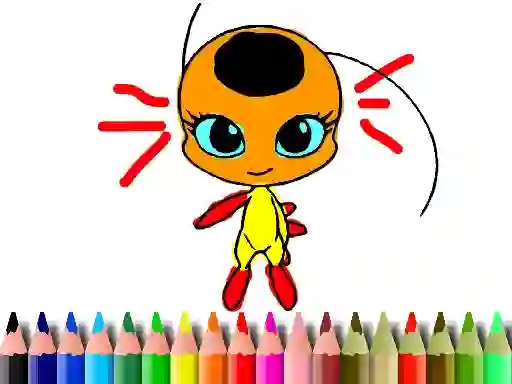 Cluiche Back To School: Dotted Girl Coloring ar líne