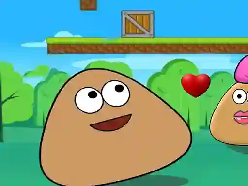 Cluiche Pou Slide ar líne