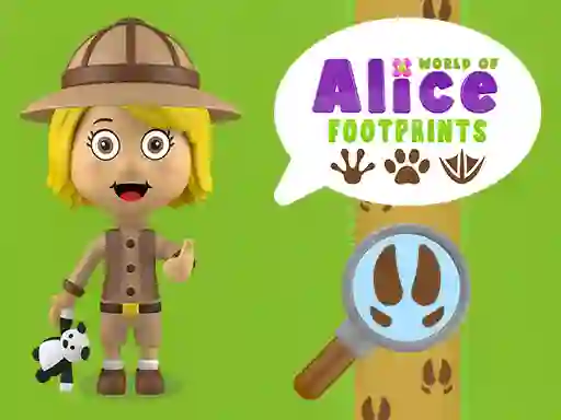 Cluiche World of Alice Footprints ar líne