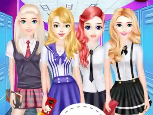 Cluiche Girls School Fashion ar líne