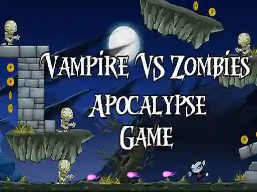Cluiche Vamp kid vs The Zombies apocalipse ar líne