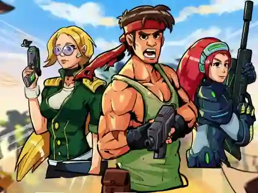 Cluiche Metal Shooter Brother Squad ar líne