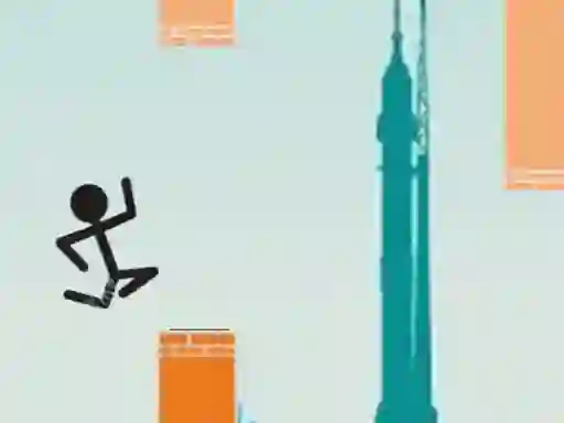 Cluiche Flappy Stickman ar líne