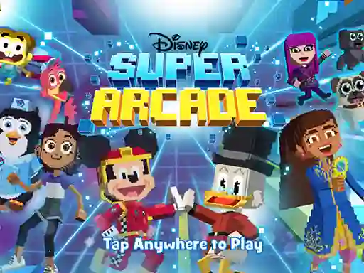 Cluiche Disney Super Arcade ar líne