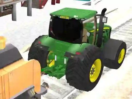 Cluiche Tractor Chained Towing Train 2018 ar líne